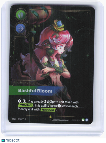 Unleashed Lillia - Bashful Bloom Foil Showcase (Alt Art) #230/219