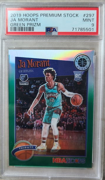 2019 Hoops Premium Stock Ja Morant PSA-9