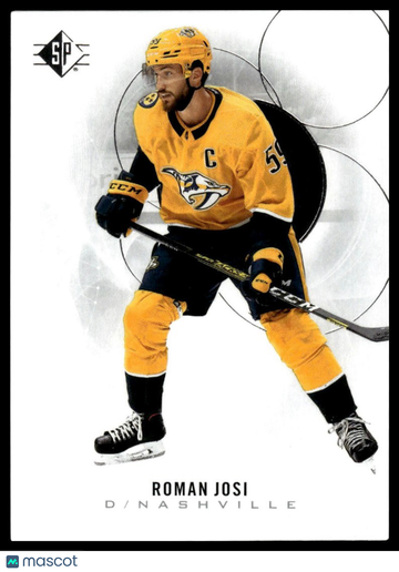 2020-21 SP Authentic Roman Josi #72