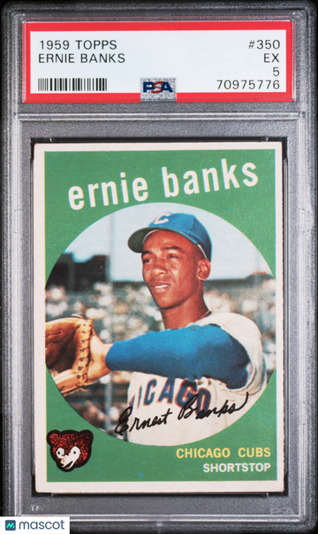 1959 Topps Ernie Banks #350 PSA 5