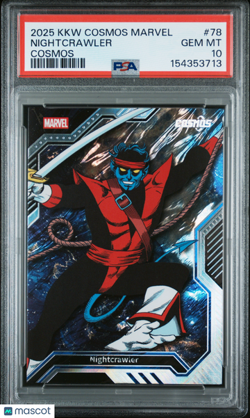 2025 Kakawow Cosmos Marvel Cosmos Nightcrawler #78 PSA 10