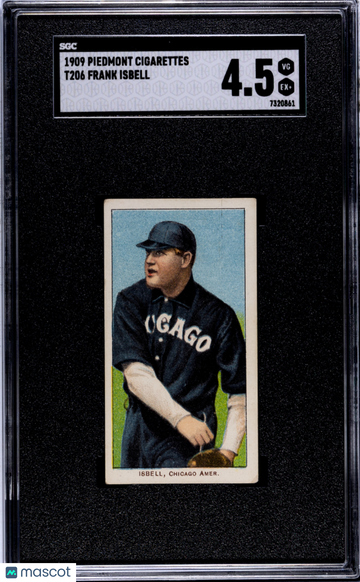 1909 Piedmont Cigarettes (T206) Frank Isbell SGC 4.5
