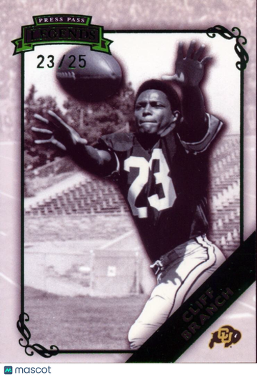 Ciff Branch 2009 Press Pass Legends Jersey Number