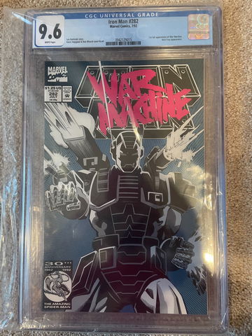 Iron Man #282 CGC 9.6 1st War Machine