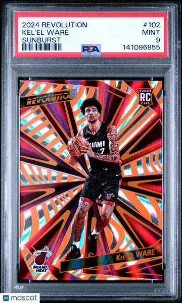 2024 Panini Revolution Kel'el Ware #102 Sunburst PSA 9