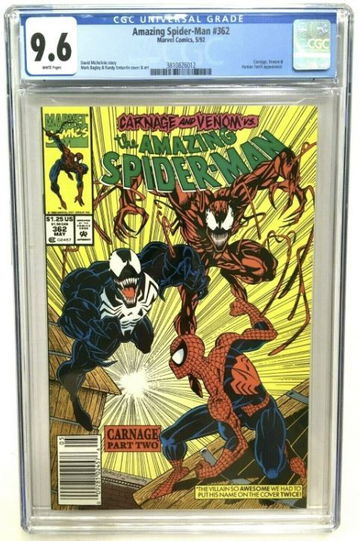 AMAZING SPIDER-MAN NEWSSTAND CGC 9.6