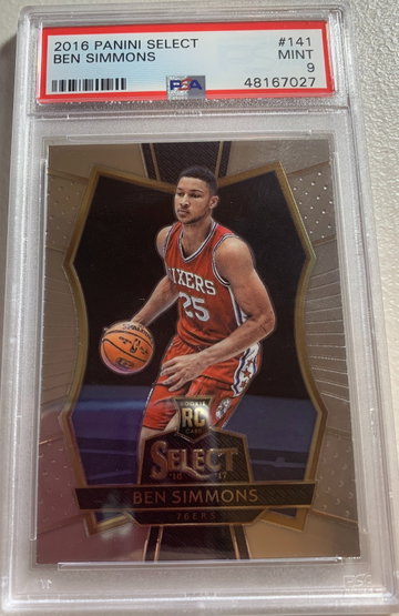 2016 Select Ben Simmons RC PSA 9