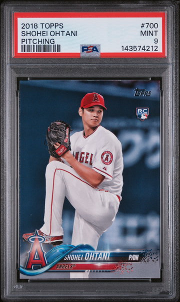 2018 Topps Pitching Shohei Ohtani #700 PSA 9