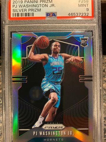 Psa 9 Pj Washington silver prizm