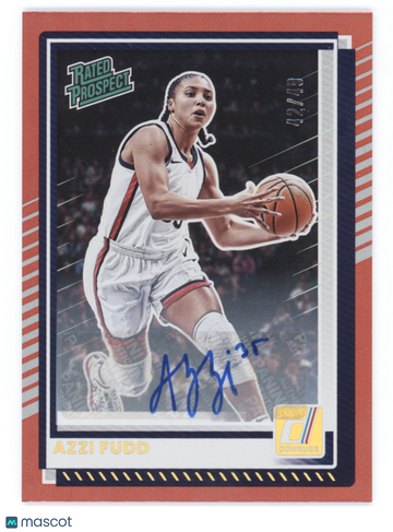 2025 Donruss Rated Prospect Azzi Fudd #87 Red /49