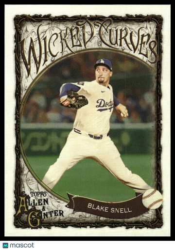 2025 Topps Allen & Ginter - Wicked Curves Blake Snell #WC-10