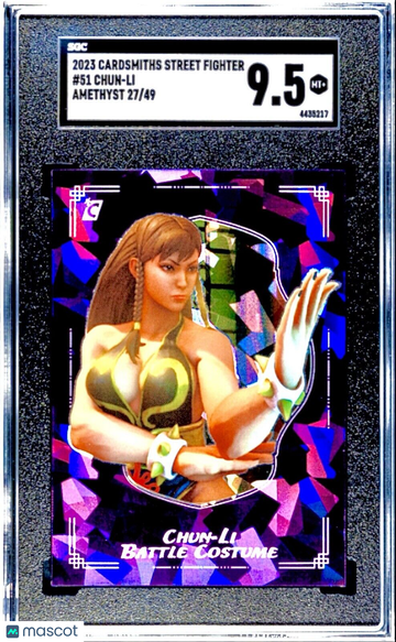 /49 POP 1 SGC 9.5 Chun Li 2023 Cardsmiths Street Fighter Battle Costume Amethyst
