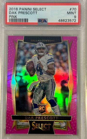 2016 Select Pink Dak Prescott Rc /15