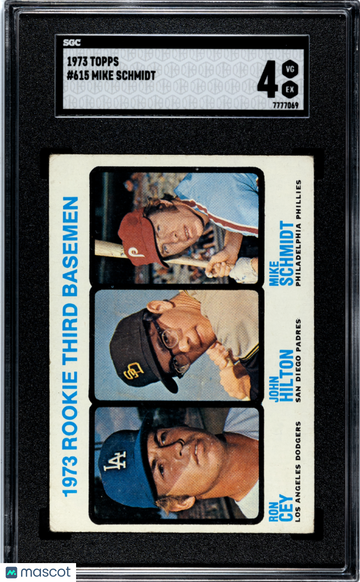 1973 Topps Mike Schmidt #615 SGC 4