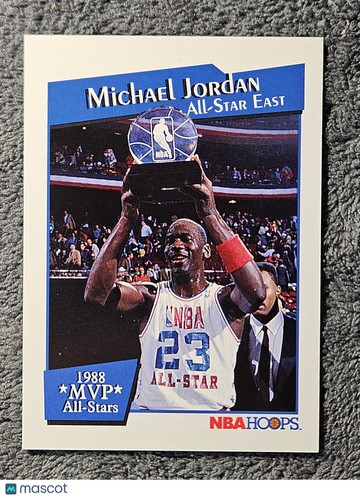 1991 NBA Hoops Michael Jordan #IX MVP All-Stars
