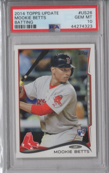 2014 Topps Update Mookie Betts PSA 10