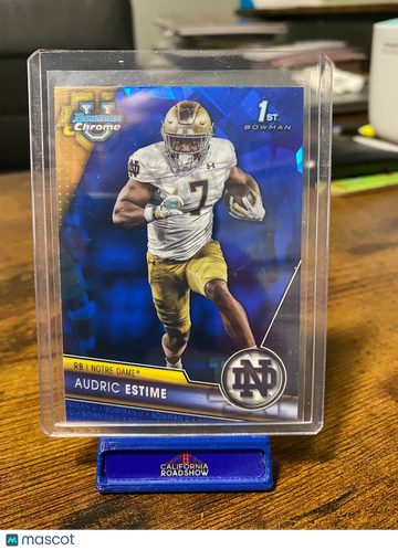 2023 Bowman Audric Estime #171 Sapphire Rookie