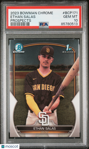 2023 Bowman Chrome Prospects Ethan Salas #BCP171 PSA 10