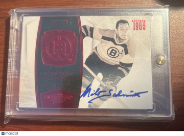 2010-11 Panini Dominion Milt Schmidt #104 Ruby