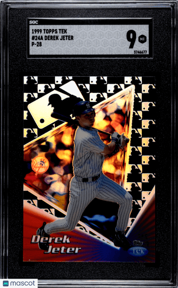 1999 Topps Tek Derek Jeter #24A P 28 SGC 9