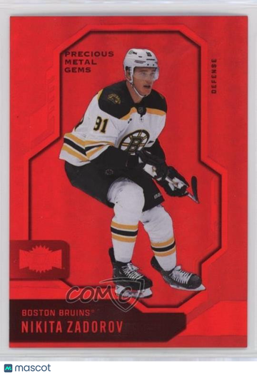 2024-25 Skybox Metal Universe - [Base] - Precious Metal Gems Red Nikita Zadorov #93 Precious Metal Gems Red 22/100