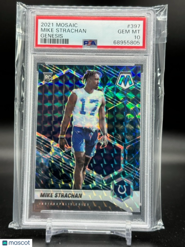 2021 Mosaic Genesis Mike Strachan #397 PSA 10