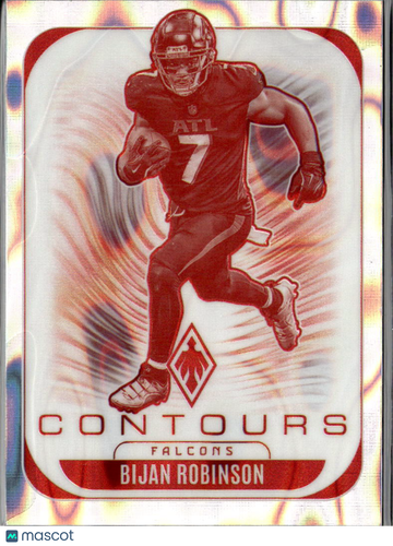 Bijan Robinson 2025 Panini Phoenix Contours /199 Atlanta Falcons