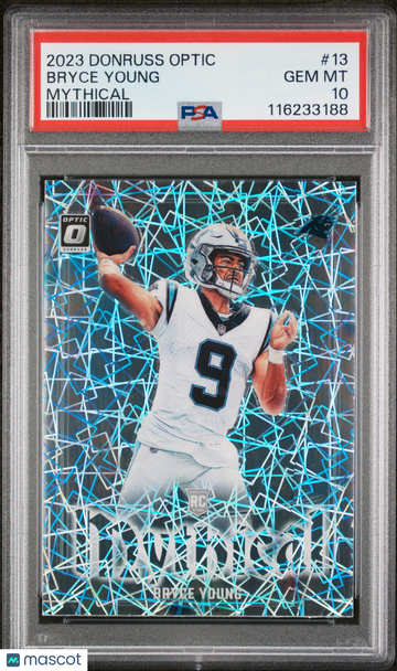 2023 Panini Donruss Optic Mythical Bryce Young #13 PSA 10