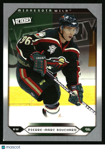 2005-06 Upper Deck Pierre-Marc Bouchard #224 2005-06 Upper Deck Victory Update Minnesota Wild