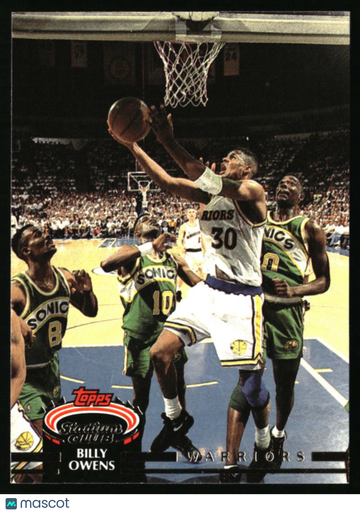 1992-93 Stadium Club Billy Owens #236 Golden State Warriors