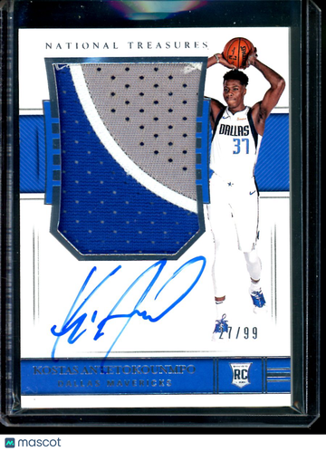 2018-19 Panini National Treasures Kostas Antetokounmpo #146 /99 RC
