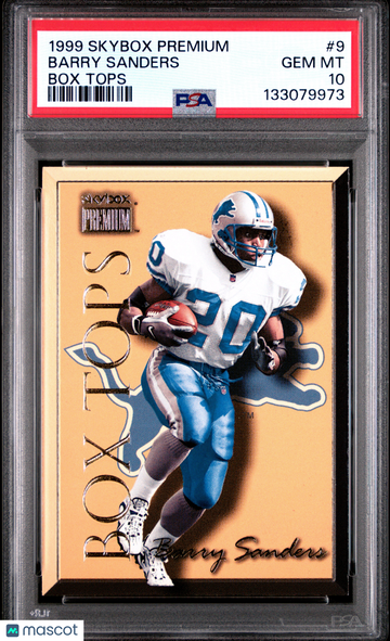 1999 Skybox Premium Box Tops Barry Sanders PSA 10