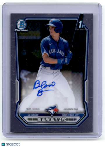 Blaine Bullard 2026 Bowman Chrome 1st Bowman Auto 1st Bowman Topps #CPA-BB