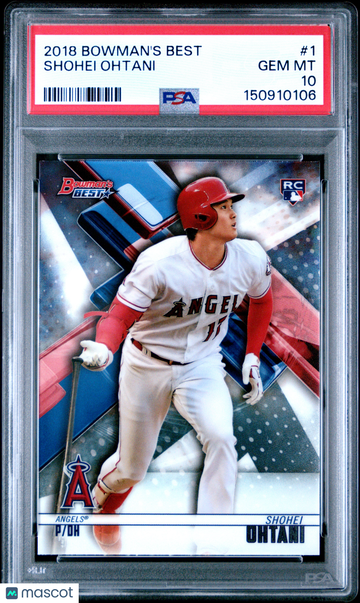 2018 Bowman's Best Shohei Ohtani #1 PSA 10