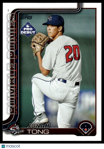 2025 Topps Pro Debut Jonah Tong #PD-183