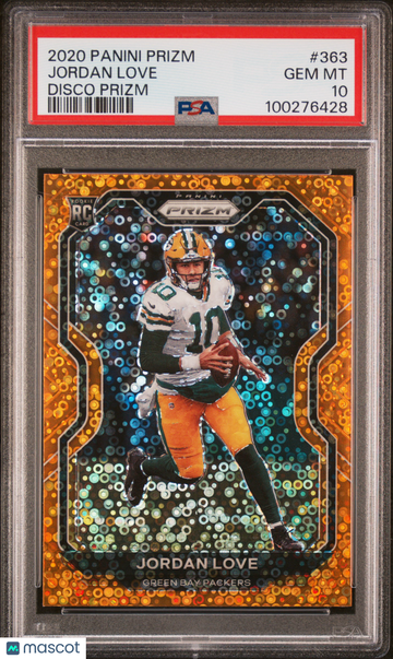 2020 Panini Prizm Jordan Love #363 Disco PSA 10