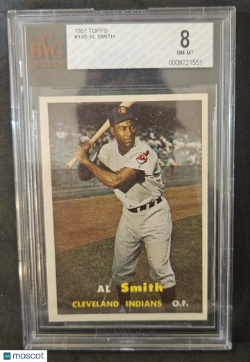 1957 Topps Al Smith #145 BVG 8