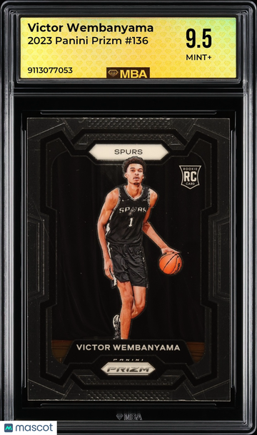 2023 Panini Prizm Victor Wembanyama #136 MBA 9.5