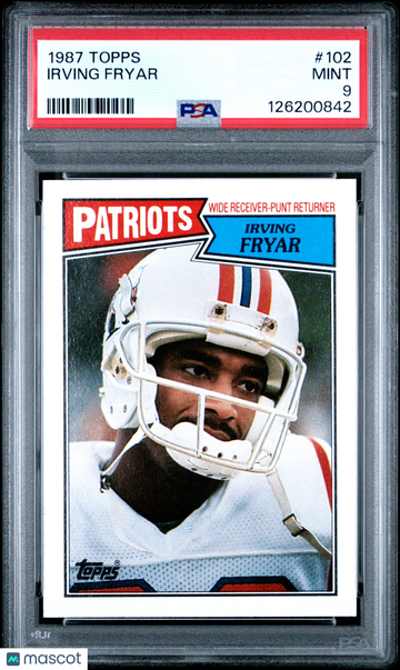 1987 Topps Irving Fryar #102 PSA 9