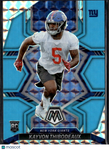 Kayvon Thibodeaux 2022 Panini Mosaic RC Blue /15 New York Giants