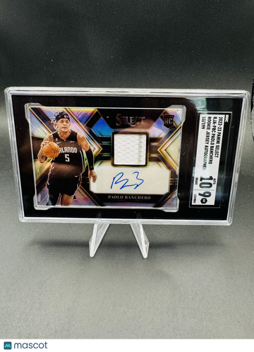 2022 Panini Select Prizm Paolo Banchero #RJA-PBC /199 Rookie Jersey Autograph RC