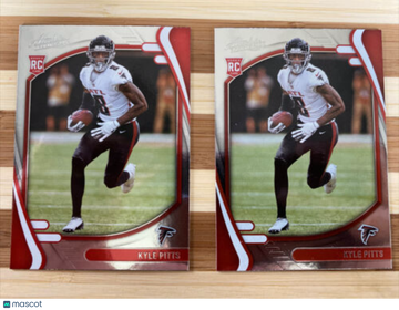 🔥(2) 2021 Absolute - KYLE PITTS - Falcons RC #104 Monster TE