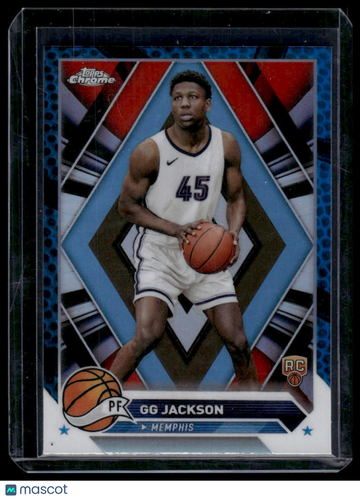 2023-24 Topps Chrome GG Jackson #54 Blue Basketball Refractors RC