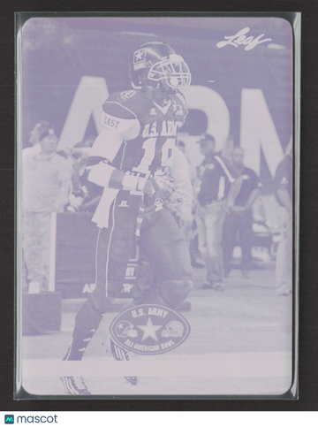 2012 Leaf US Army All-American Football Eli Harold #22 Magenta Printing Plate /1 Printing Plate