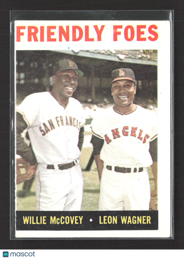 1964 Topps Leon Wagner Willie McCovey #41