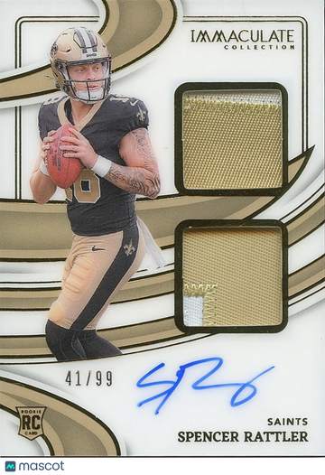 2024 Spencer Rattler Patch Rookie Panini Authentic