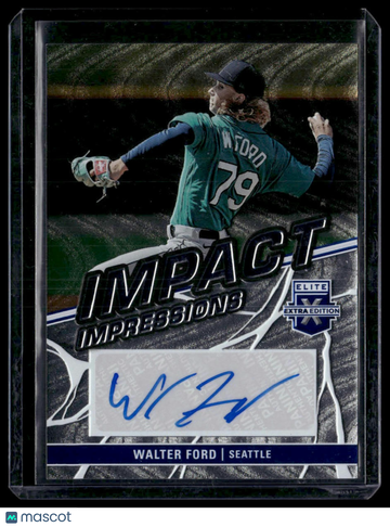 2023 Panini Elite Extra Edition Walter Ford #II-WFD Impact Impressions Signatures AU