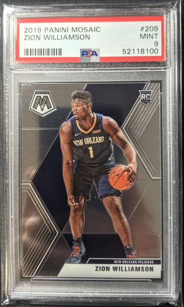 2019 Mosaic Zion Williamson PSA 9