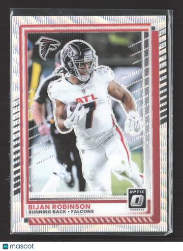 2025 Panini Donruss Optic Prizm Bijan Robinson #118 /300