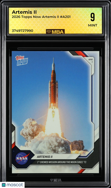 2026 Topps Now Artemis II Artemis II #A201 MBA 9